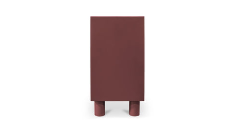 Jolene 6 Drawer Dresser Deep Red by Moe's Home at Eve Furniture