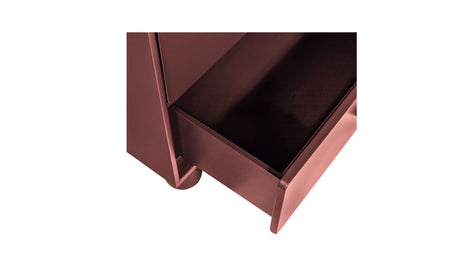 Jolene 6 Drawer Dresser Deep Red by Moe's Home at Eve Furniture