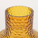 Jolene 7" Amber Waterglass Glass Vase by Mercana at Eve Furniture