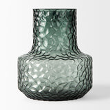 Jolene 7" Green Waterglass Glass Vase by Mercana at Eve Furniture