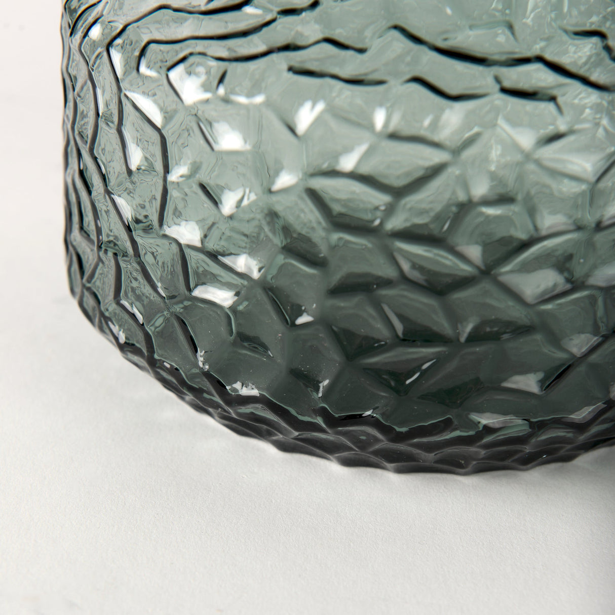 Jolene 7" Green Waterglass Glass Vase by Mercana at Eve Furniture
