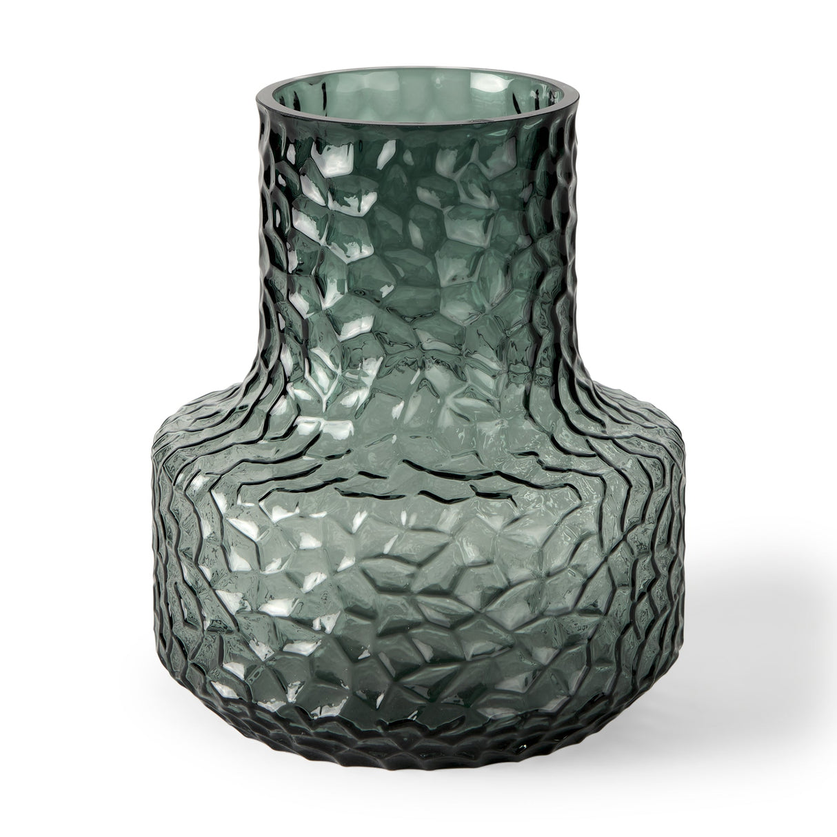 Jolene 7" Green Waterglass Glass Vase by Mercana at Eve Furniture