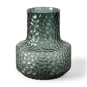Jolene 7" Green Waterglass Glass Vase by Mercana at Eve Furniture