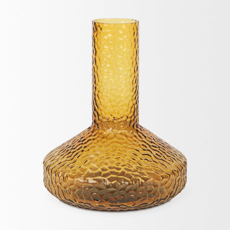 Jolene Amber Waterglass Glass Vase by Mercana at Eve Furniture