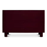 Jolene Deep Red 6 Drawer Dresser by Moe's Home at Eve Furniture