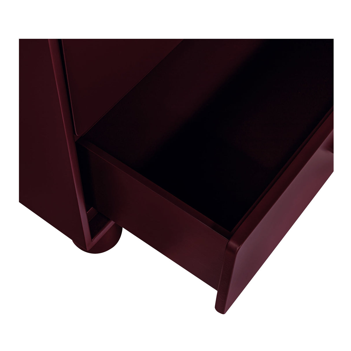 Jolene Deep Red 6 Drawer Dresser by Moe's Home at Eve Furniture