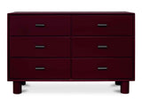 Jolene Deep Red 6 Drawer Dresser