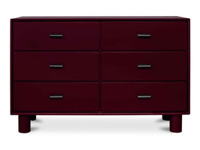 Jolene Deep Red 6 Drawer Dresser