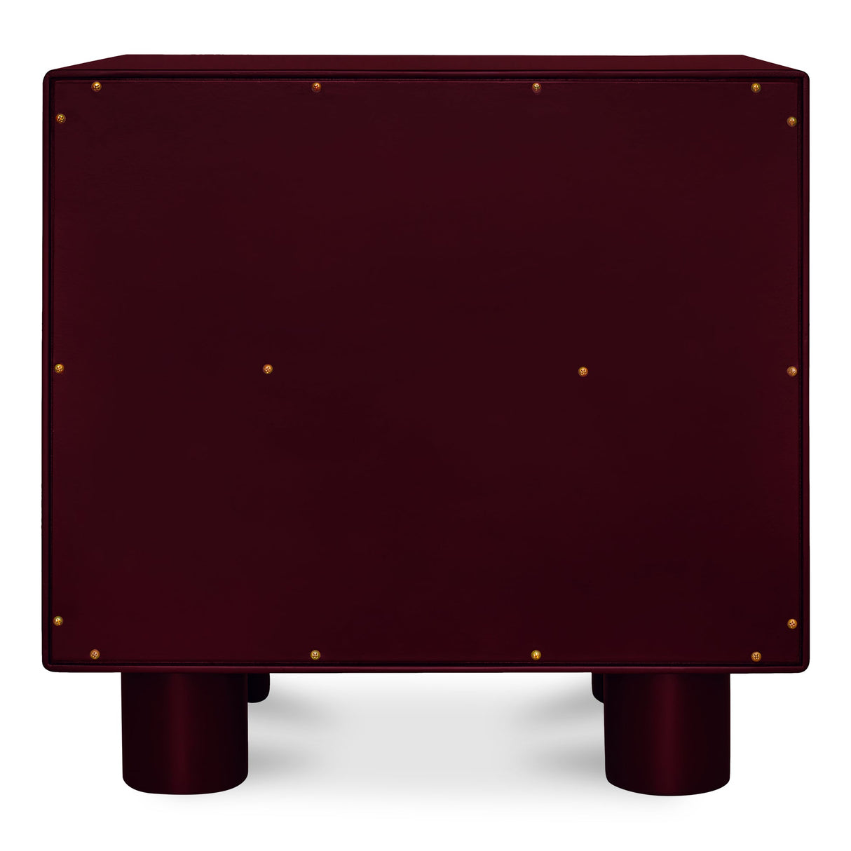Jolene Deep Red Nightstand by MOES at Eve Furniture