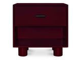 Jolene Deep Red Nightstand