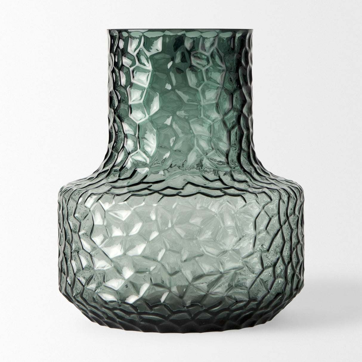 Jolene Green Waterglass Glass Vase by Mercana at Eve Furniture