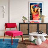 Jolene Velvet Accent Chair by TOV Furniture at Eve Furniture