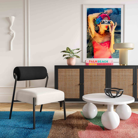 Jolene Velvet Accent Chair by TOV Furniture at Eve Furniture
