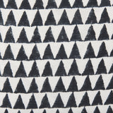 Jolie Cream w/ Black Print Linen Square Decorative Pillow Cover by Mercana at Eve Furniture