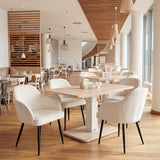 Jolie Ivory Dining Chair (Set of 2) by Zuomod at Eve Furniture