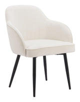 Jolie Ivory Dining Chair (Set of 2) by Zuomod at Eve Furniture