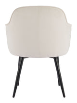 Jolie Ivory Dining Chair (Set of 2) by Zuomod at Eve Furniture