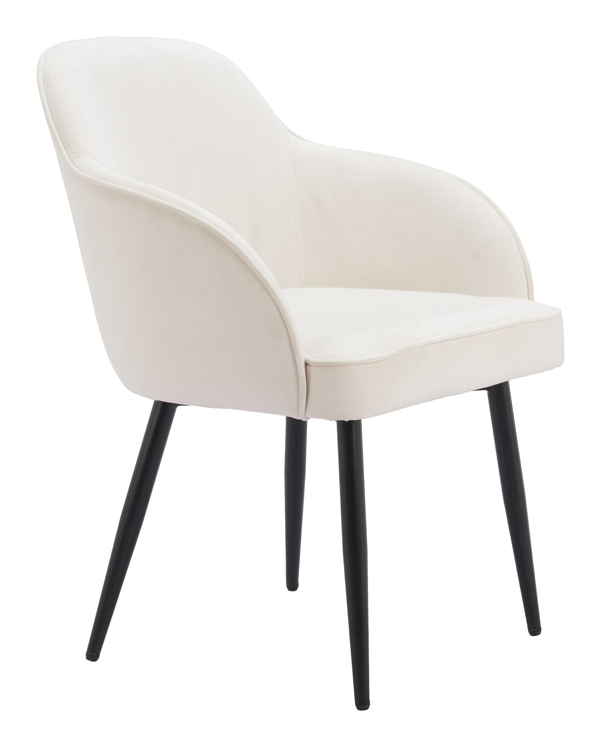 Jolie Ivory Dining Chair (Set of 2) by Zuomod at Eve Furniture