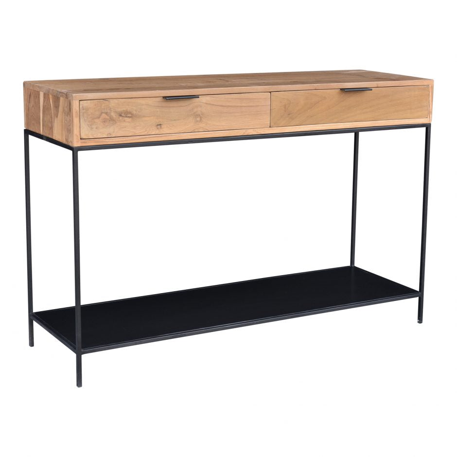 Joliet Console Table Natural by Moe's Home at Eve Furniture
