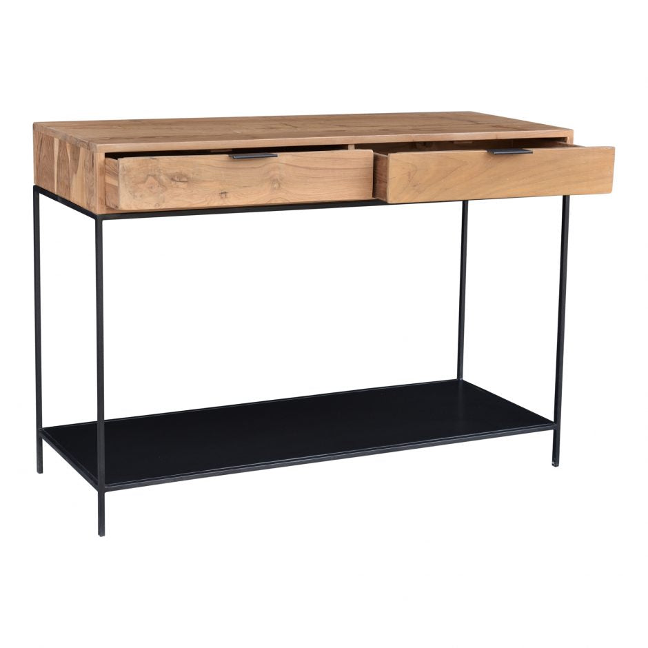 Joliet Console Table Natural by Moe's Home at Eve Furniture