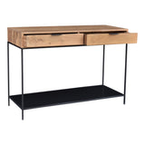 Joliet Console Table Natural by Moe's Home at Eve Furniture