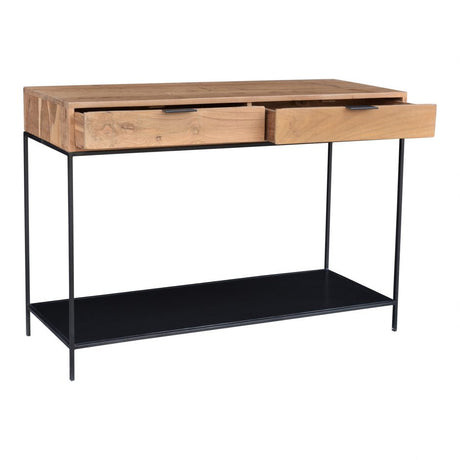 Joliet Console Table Natural by Moe's Home at Eve Furniture