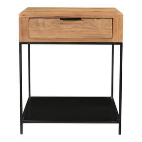 Joliet Side Table Natural by Moe's Home at Eve Furniture
