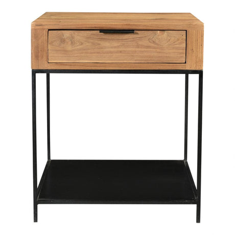 Joliet Side Table Natural by Moe's Home at Eve Furniture