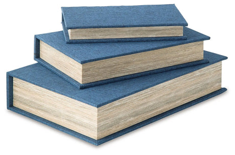 Jolina Blue Box Set by Ashley at Eve Furniture