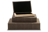 Jolina Brown Box by Ashley at Eve Furniture