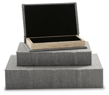 Jolina Gray Box by Ashley at Eve Furniture