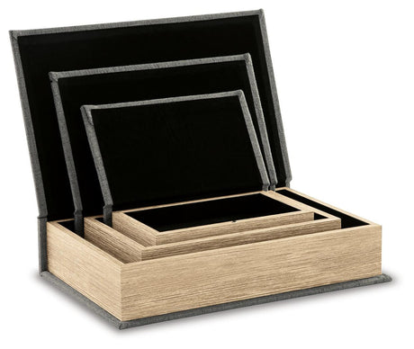 Jolina Gray Box by Ashley at Eve Furniture