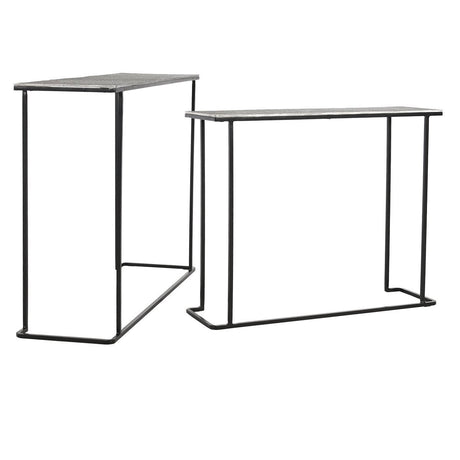 Jonah Brass Antique Console Table Set of 2 by Classic Home at Eve Furniture