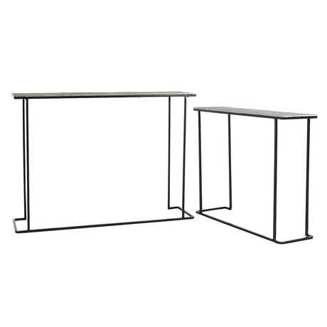 Jonah Brass Antique Console Table Set of 2 by Classic Home at Eve Furniture