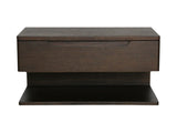Jonah Dark Brown Floating Nightstand by MOES at Eve Furniture