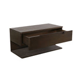 Jonah Dark Brown Floating Nightstand by MOES at Eve Furniture