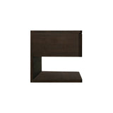 Jonah Dark Brown Floating Nightstand by MOES at Eve Furniture