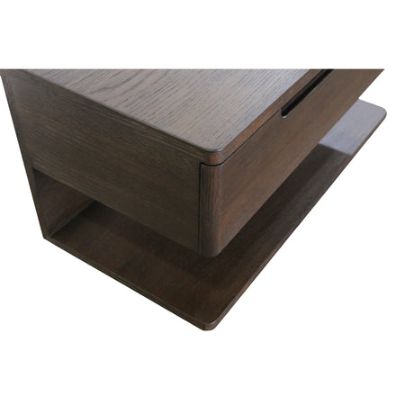 Jonah Dark Brown Floating Nightstand by MOES at Eve Furniture