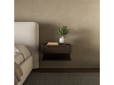 Jonah Dark Brown Floating Nightstand by MOES at Eve Furniture