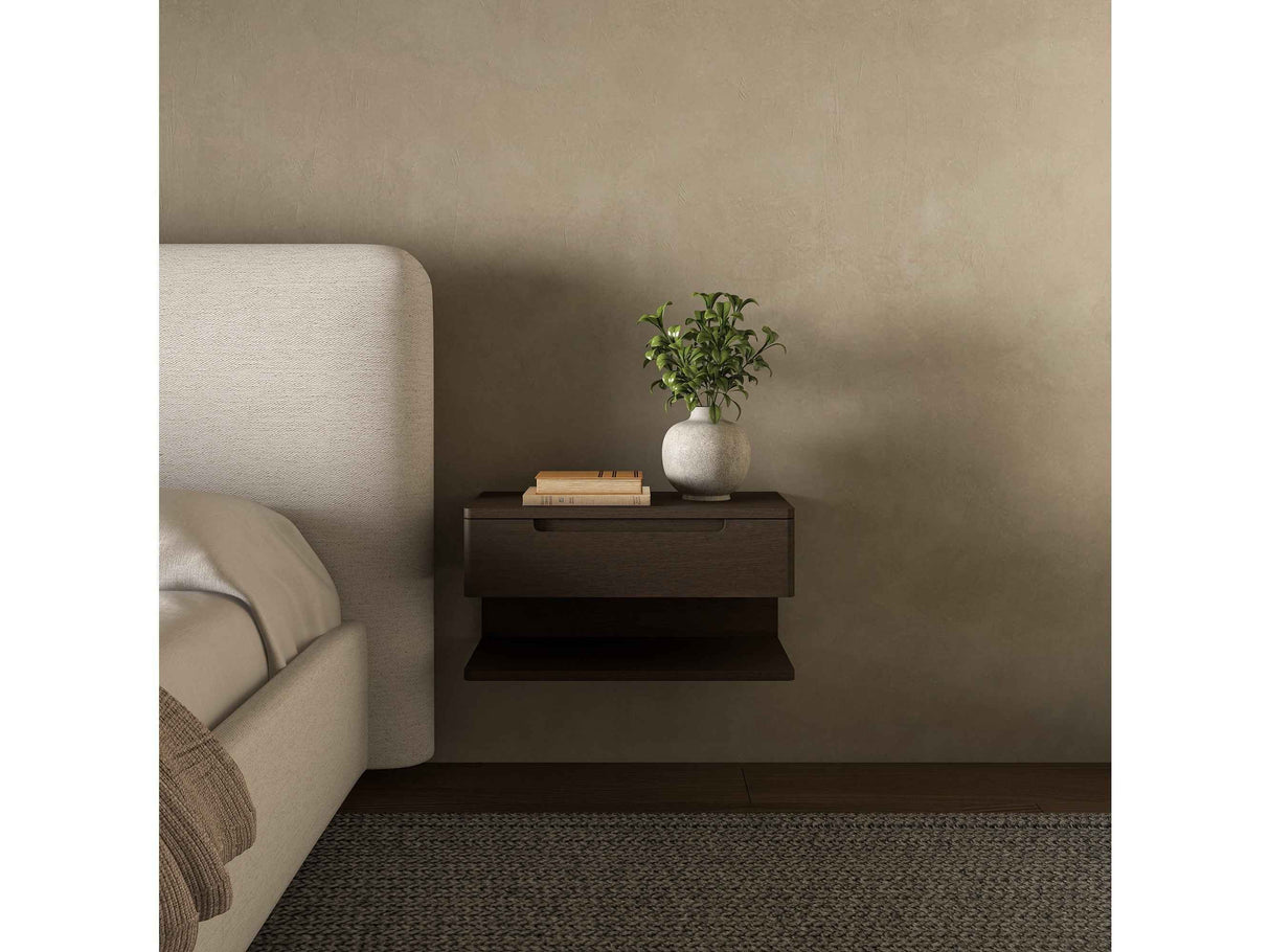 Jonah Dark Brown Floating Nightstand