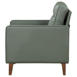 Jonah Green Upholstered Track Arm Accent Club Chair