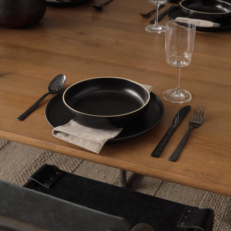 Jonan Brown Solid Mango Wood Rectangular Dining Table by Mercana at Eve Furniture
