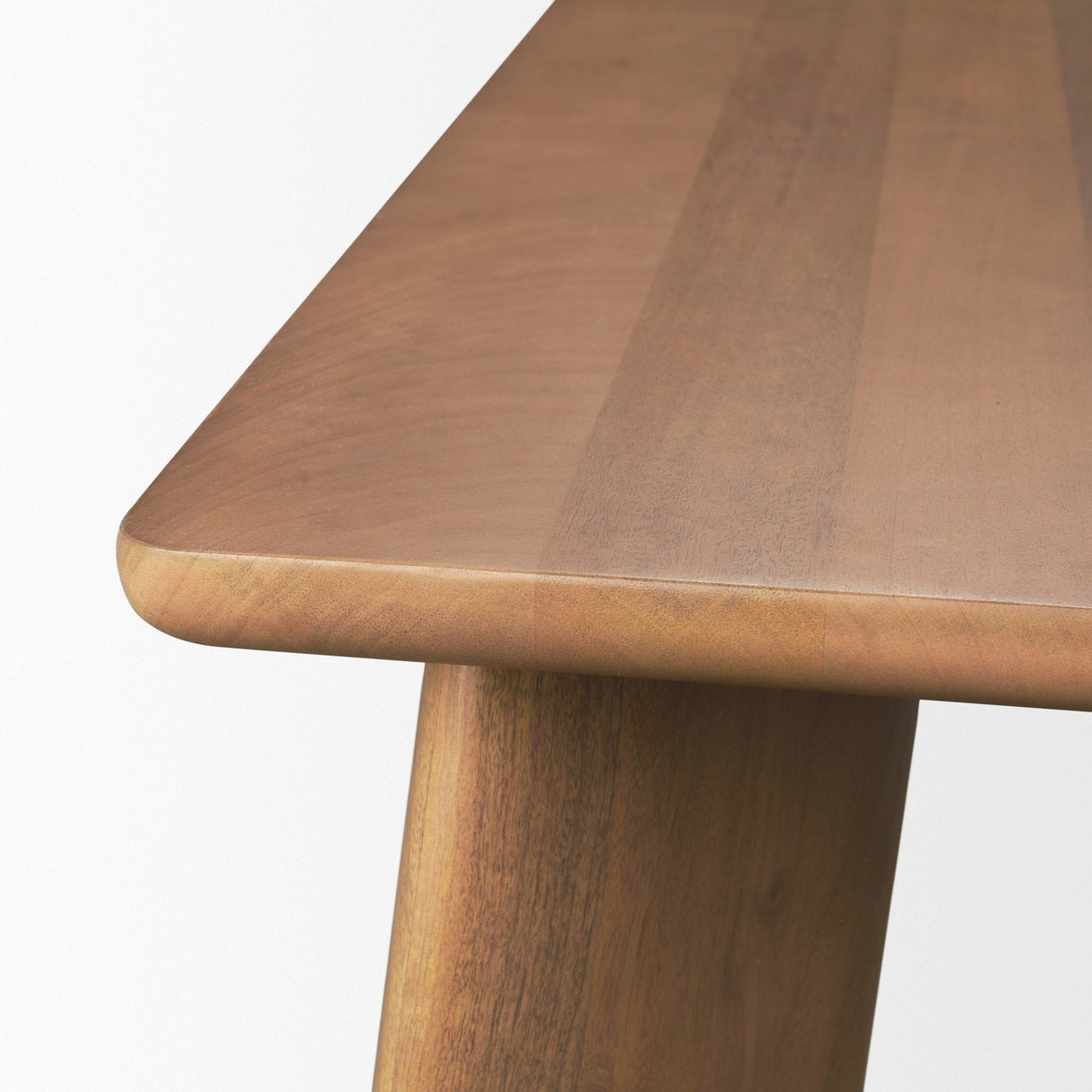 Jonan Brown Solid Mango Wood Rectangular Dining Table by Mercana at Eve Furniture