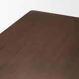 Jonan Solid Dark Brown Mango Wood Rectangular Dining Table by Mercana at Eve Furniture