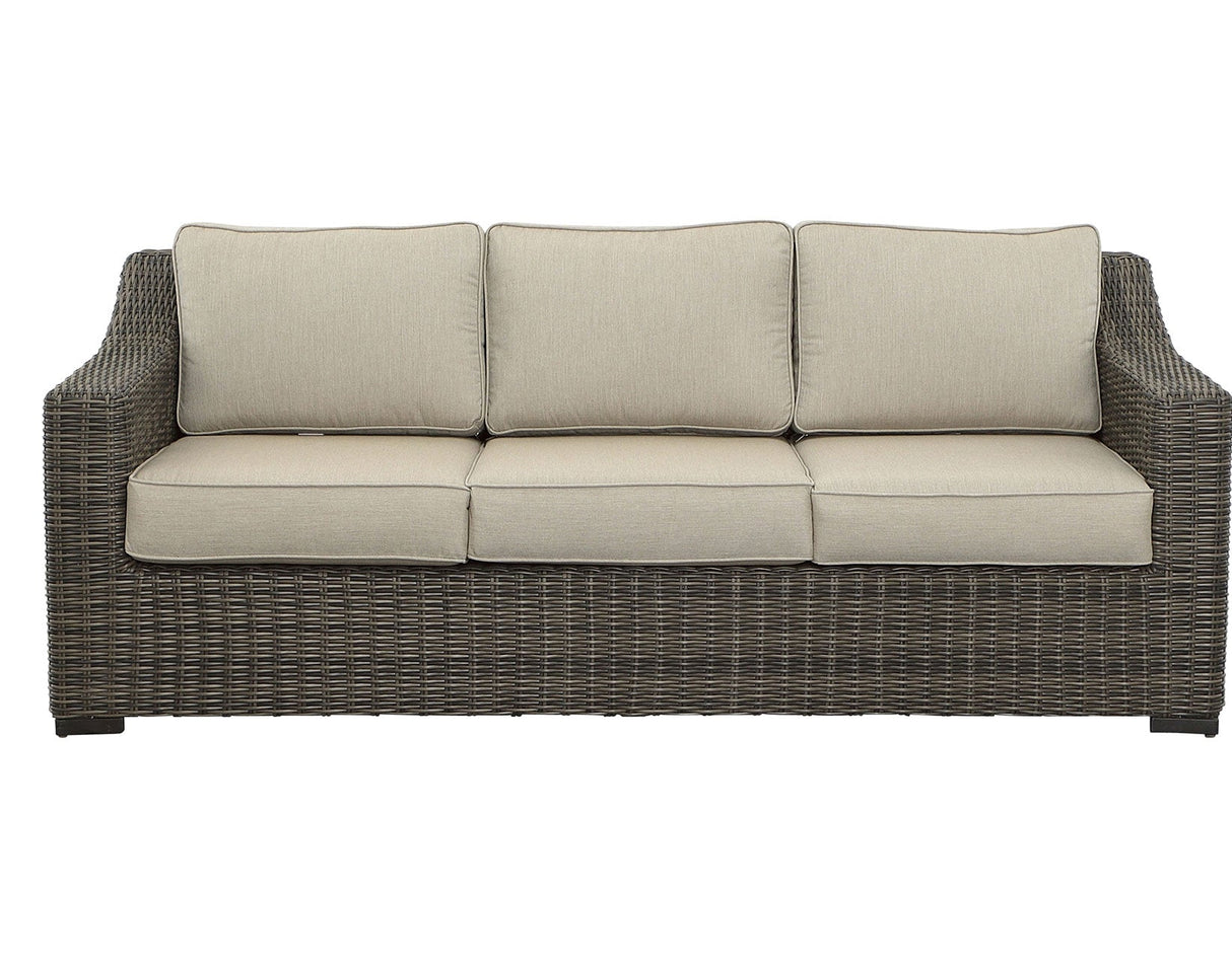 Jones Outdoor Resin Wicker Sofa