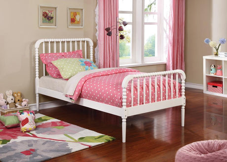 Jones White Twin Bed by Coaster at Eve Furniture