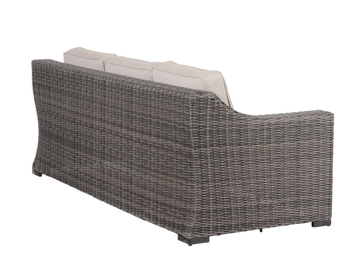 Jones Outdoor Resin Wicker Sofa by Steve Silver at Eve Furniture