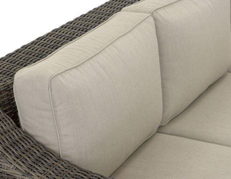 Jones Outdoor Resin Wicker Sofa by Steve Silver at Eve Furniture