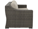 Jones Outdoor Resin Wicker Sofa by Steve Silver at Eve Furniture