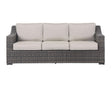Jones Outdoor Resin Wicker Sofa by Steve Silver at Eve Furniture